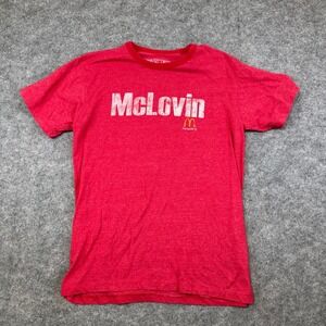 Savvy McLovin T Shirt Mens Medium Red Superbad Movie McDonald's Graphic‎ Tee